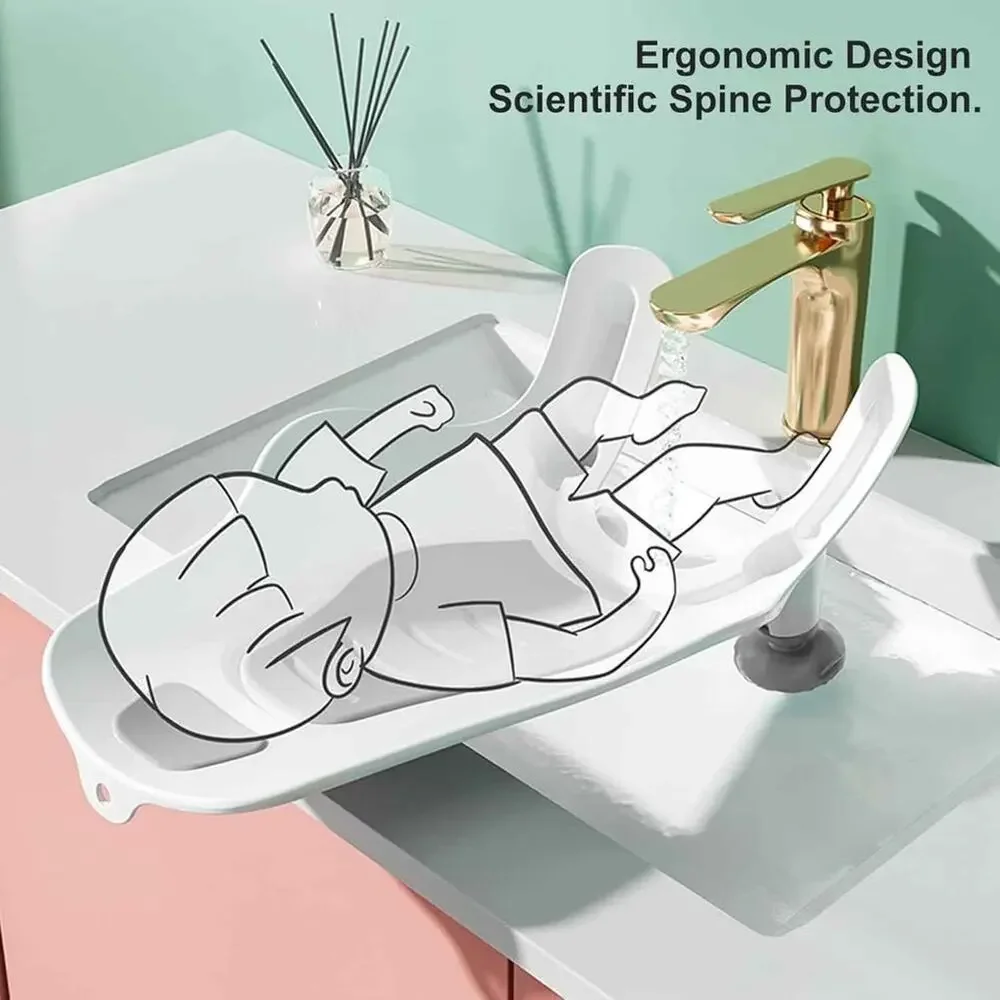 Clean Rinse Bather, Wash Hip Clean Rinse Baby Bather for Sink Ergonomic